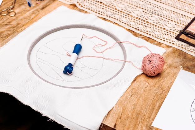 Этапы создания вышивки